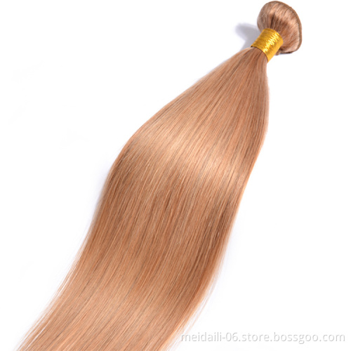 Xuchang wholesale hair vendors free sample virgin brazilian human hair bundles color 27 straight hair extension